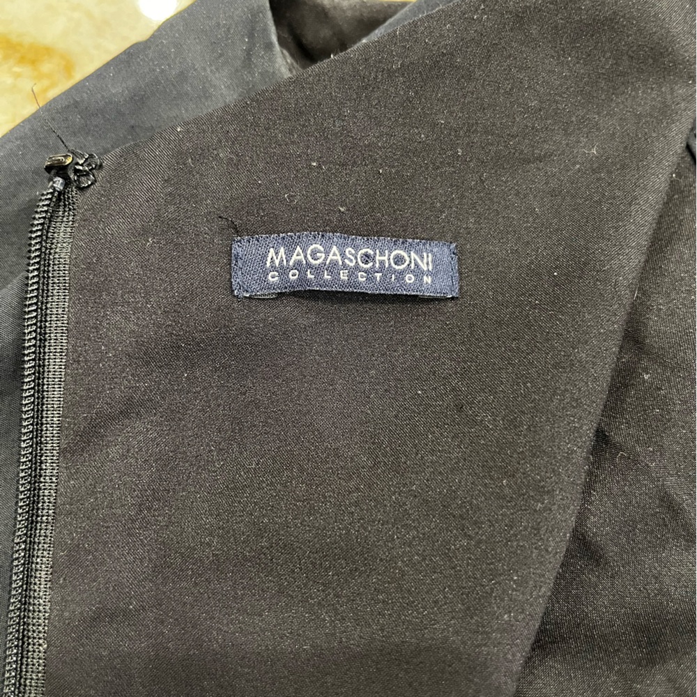 Magashoni Collection‎ Cotton Off-Shoulder Balloon Dress – Black – Size M (8–10) - Picture 6 of 12